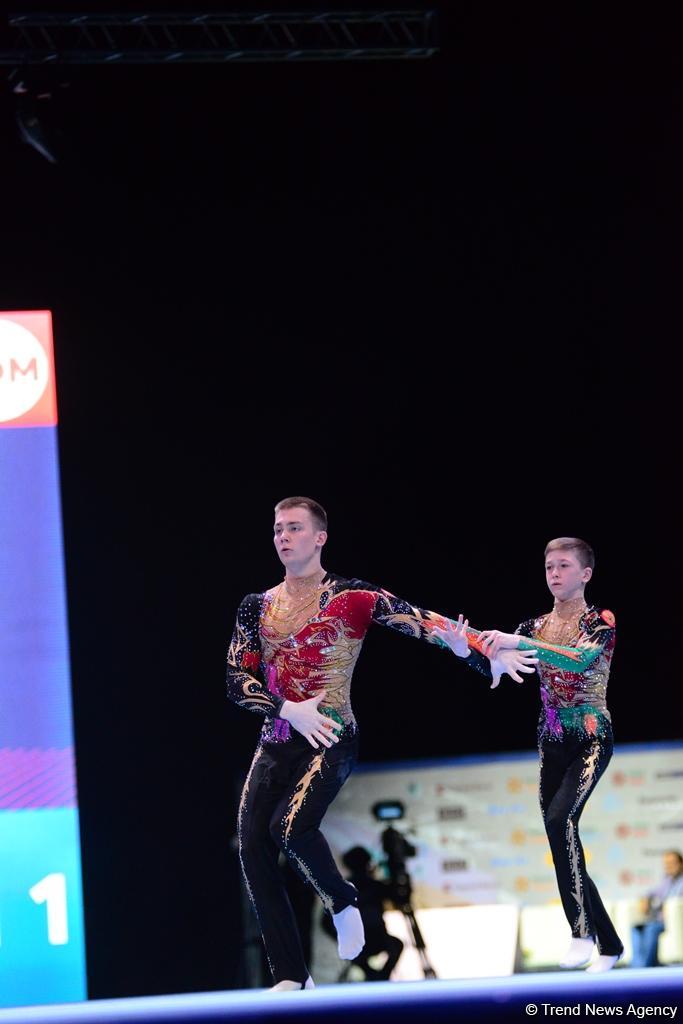 Finals of FIG Acrobatic Gymnastics World Cup kick off in Baku (PHOTO)