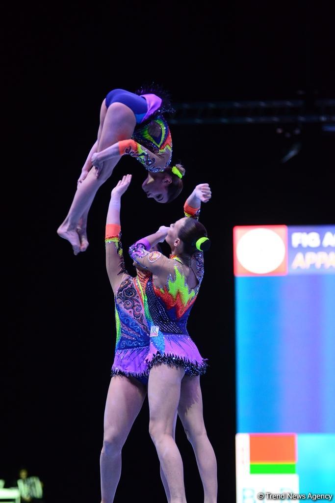 Finals of FIG Acrobatic Gymnastics World Cup kick off in Baku (PHOTO)