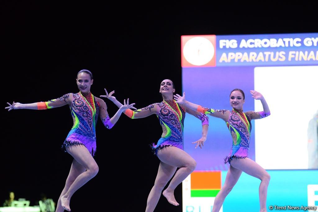 Finals of FIG Acrobatic Gymnastics World Cup kick off in Baku (PHOTO)