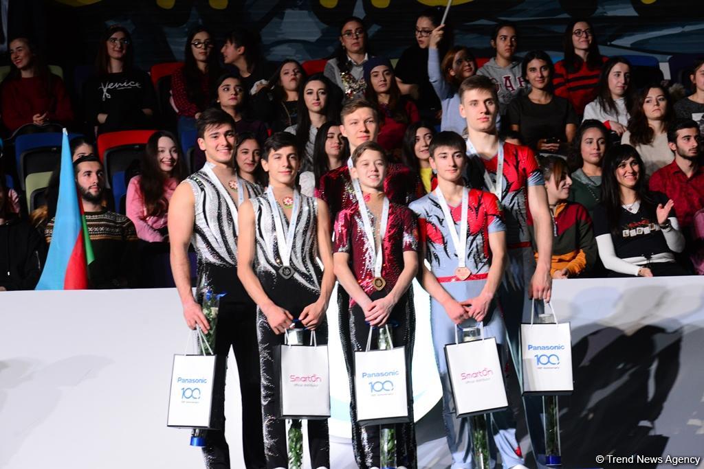 FIG Acrobatic Gymnastics World Cup winners awarded in Baku (PHOTO)