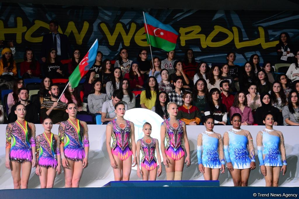 FIG Acrobatic Gymnastics World Cup winners awarded in Baku (PHOTO)