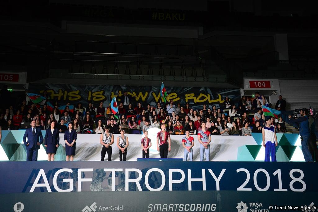 FIG Acrobatic Gymnastics World Cup winners awarded in Baku (PHOTO)