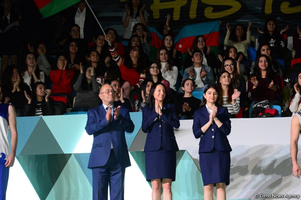 FIG Acrobatic Gymnastics World Cup winners awarded in Baku (PHOTO)