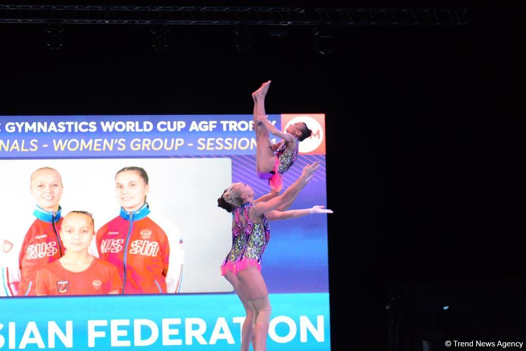 Finals of FIG Acrobatic Gymnastics World Cup kick off in Baku (PHOTO)