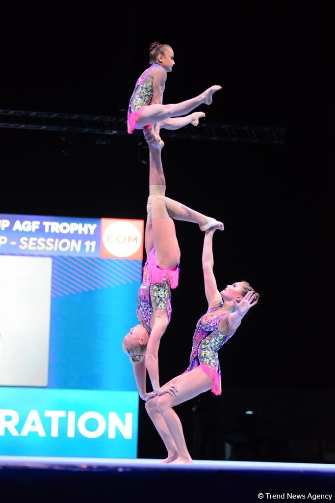 Finals of FIG Acrobatic Gymnastics World Cup kick off in Baku (PHOTO)