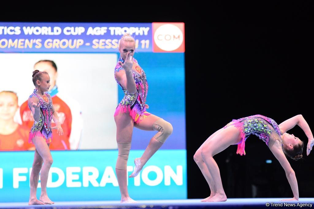 Finals of FIG Acrobatic Gymnastics World Cup kick off in Baku (PHOTO)