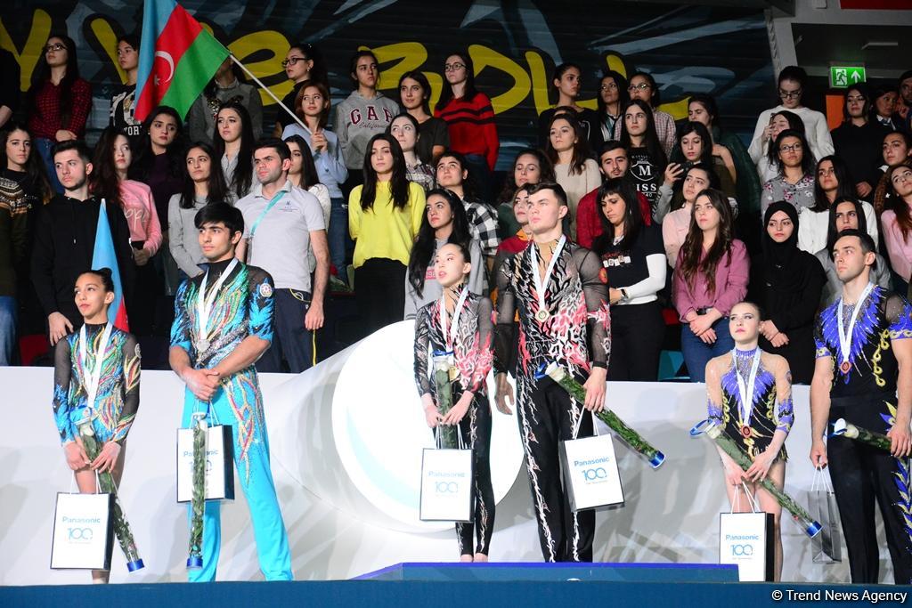 FIG Acrobatic Gymnastics World Cup winners awarded in Baku (PHOTO)