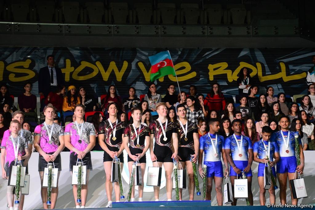 FIG Acrobatic Gymnastics World Cup winners awarded in Baku (PHOTO)