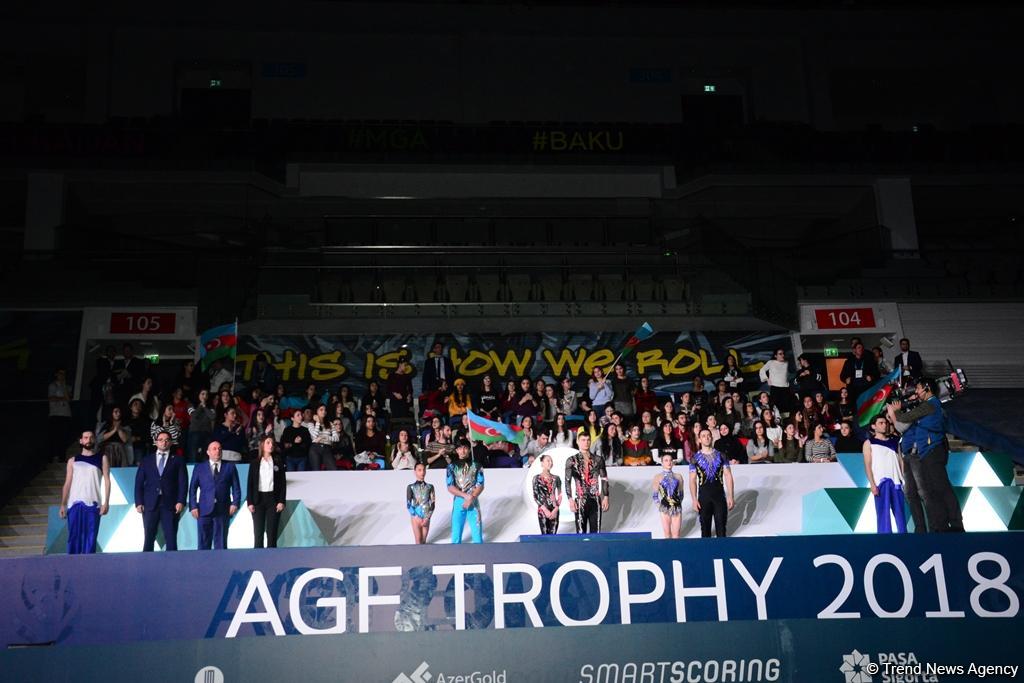 FIG Acrobatic Gymnastics World Cup winners awarded in Baku (PHOTO)