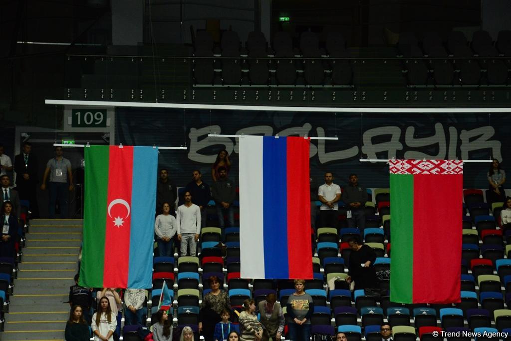 FIG Acrobatic Gymnastics World Cup winners awarded in Baku (PHOTO)