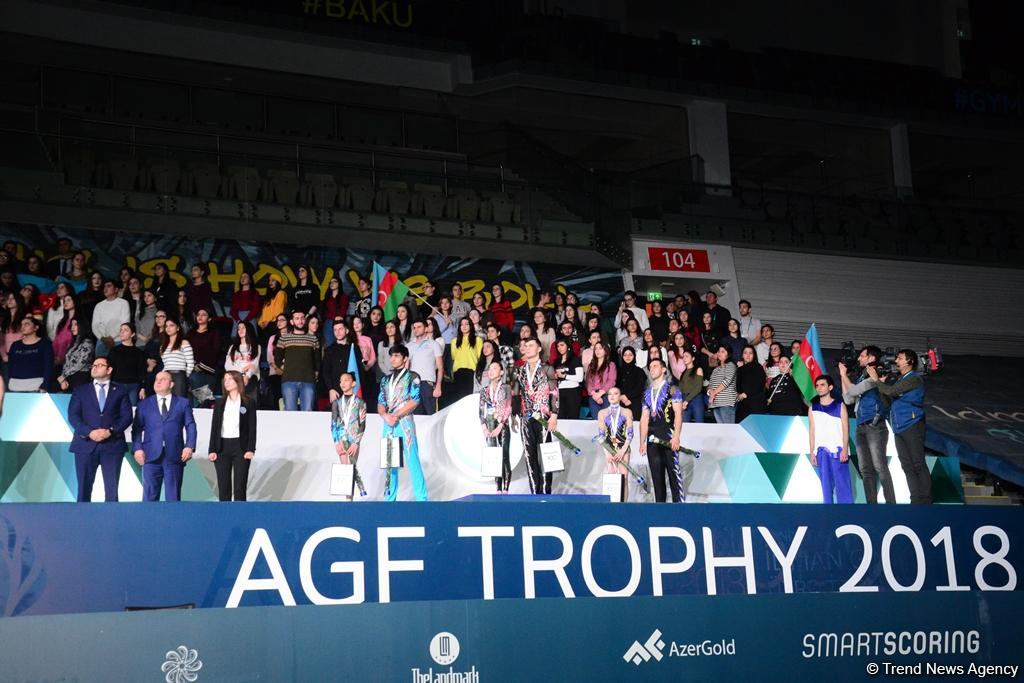 FIG Acrobatic Gymnastics World Cup winners awarded in Baku (PHOTO)