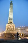President Ilham Aliyev visits Victory Square in Minsk (PHOTO)