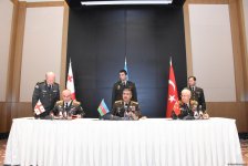 Representatives of power structures of Azerbaijan, Turkey, Georgia sign protocol in Baku (PHOTO)