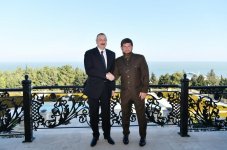 Ilham Aliyev: Co-op between Azerbaijani, Chechen peoples reached new level (PHOTO)