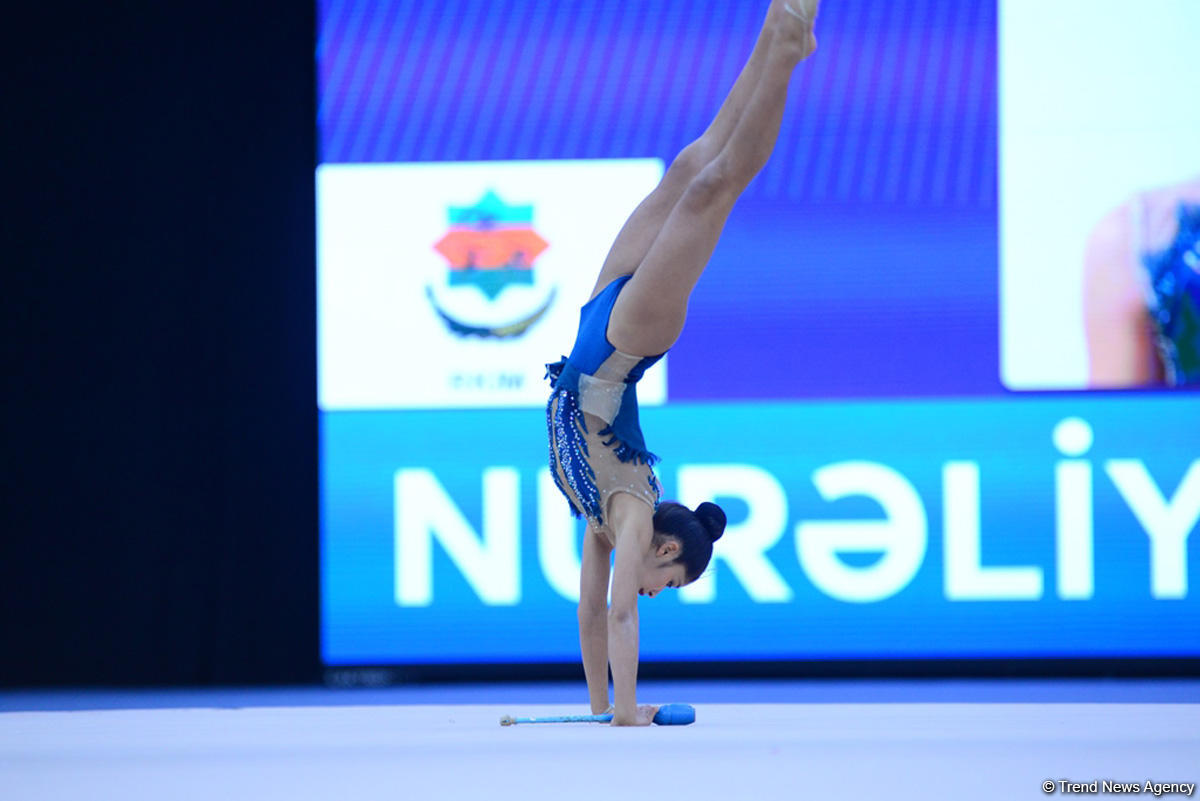 Second day of 25th Azerbaijan Championship in Rhythmic Gymnastics kicks off (PHOTO)