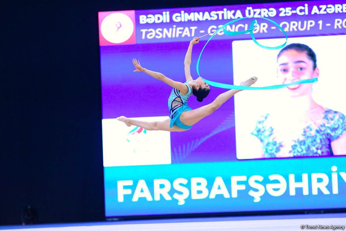 Second day of 25th Azerbaijan Championship in Rhythmic Gymnastics kicks off (PHOTO)