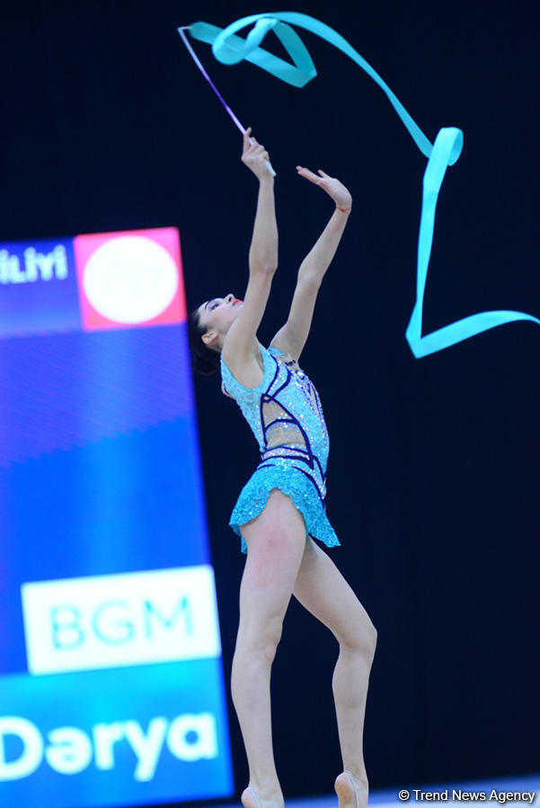 Second day of 25th Azerbaijan Championship in Rhythmic Gymnastics kicks off (PHOTO)