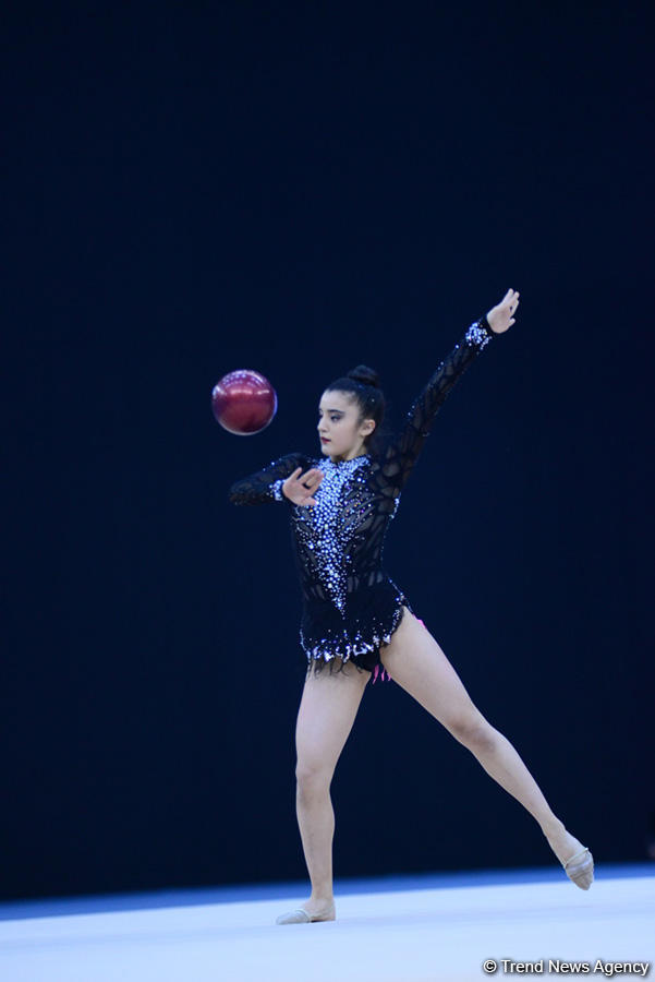 Second day of 25th Azerbaijan Championship in Rhythmic Gymnastics kicks off (PHOTO)