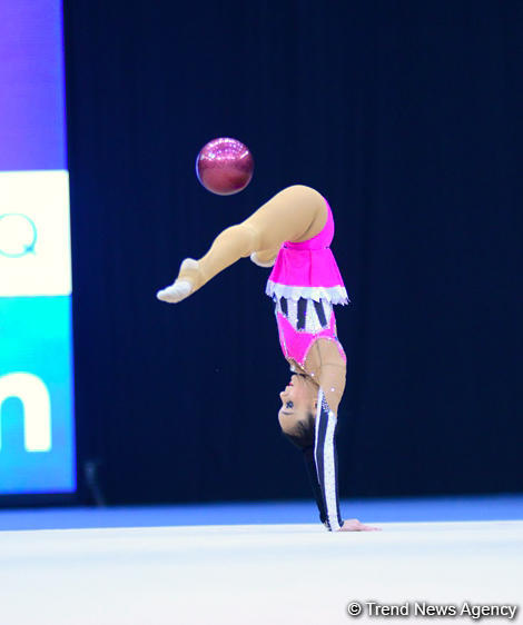 Second day of 25th Azerbaijan Championship in Rhythmic Gymnastics kicks off (PHOTO)