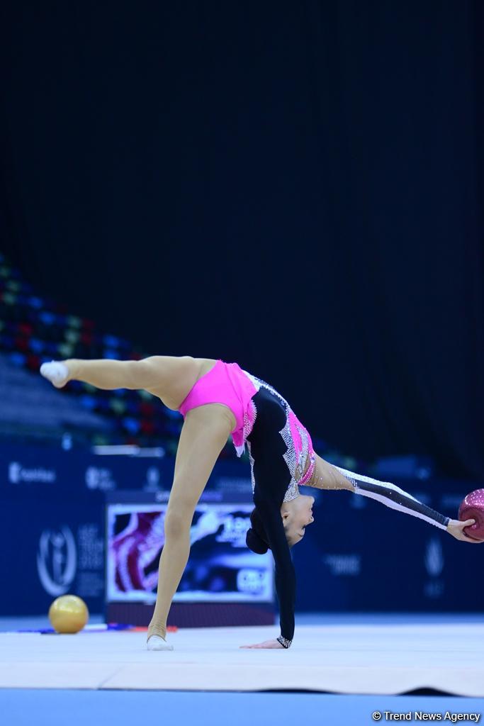 Second day of 25th Azerbaijan Championship in Rhythmic Gymnastics kicks off (PHOTO)