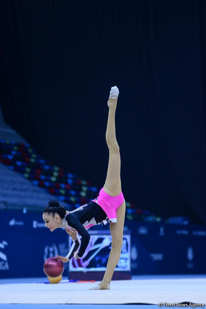Second day of 25th Azerbaijan Championship in Rhythmic Gymnastics kicks off (PHOTO)
