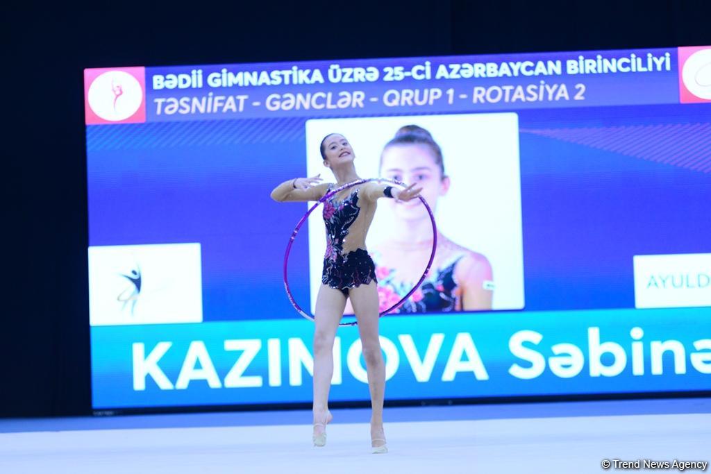 Second day of 25th Azerbaijan Championship in Rhythmic Gymnastics kicks off (PHOTO)