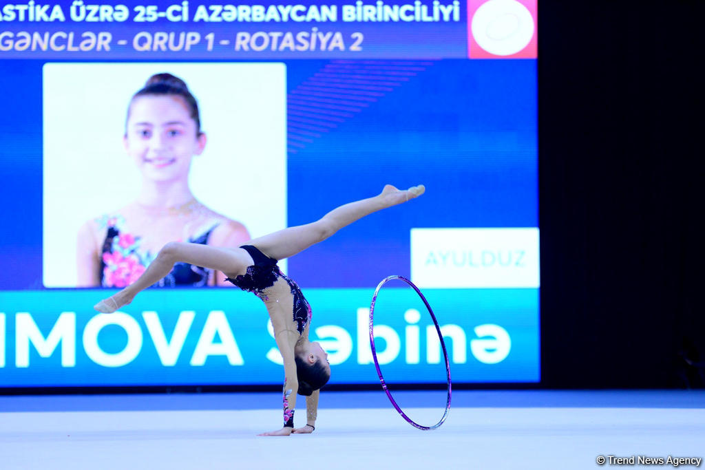 Second day of 25th Azerbaijan Championship in Rhythmic Gymnastics kicks off (PHOTO)