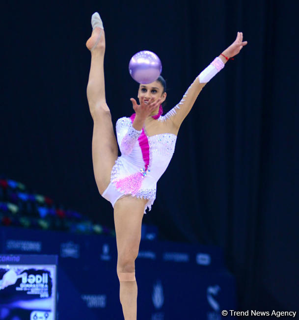 Second day of 25th Azerbaijan Championship in Rhythmic Gymnastics kicks off (PHOTO)