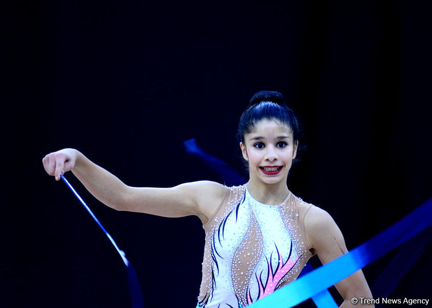 Second day of 25th Azerbaijan Championship in Rhythmic Gymnastics kicks off (PHOTO)