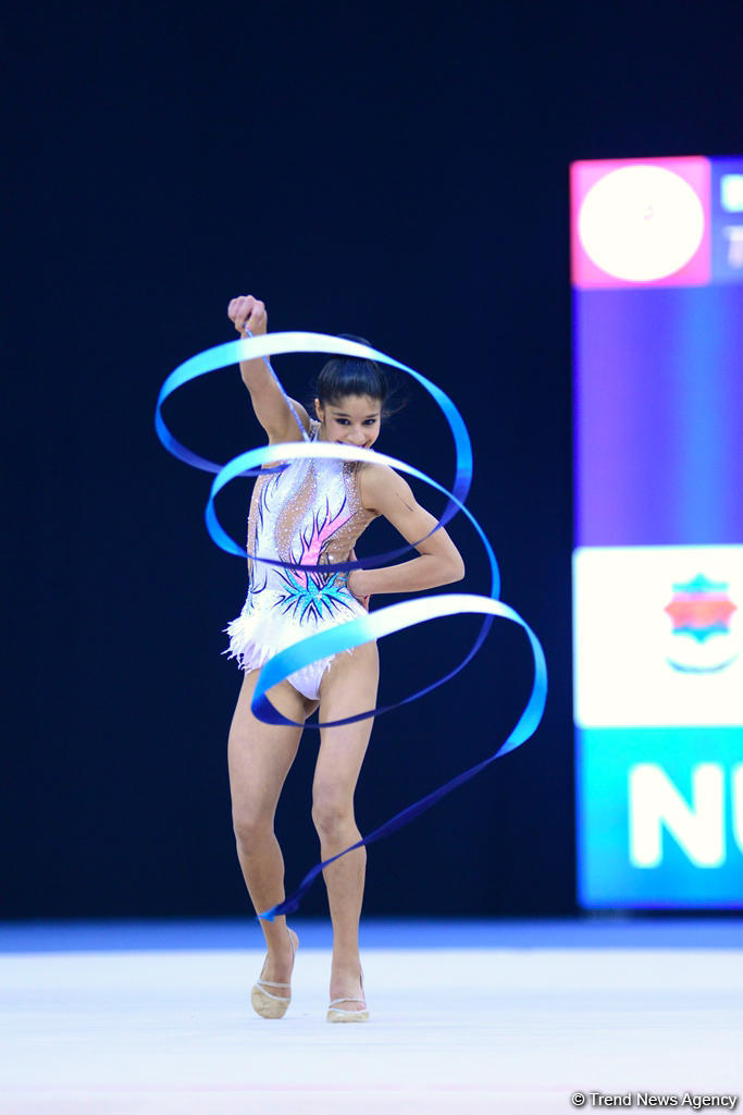 Second day of 25th Azerbaijan Championship in Rhythmic Gymnastics kicks off (PHOTO)