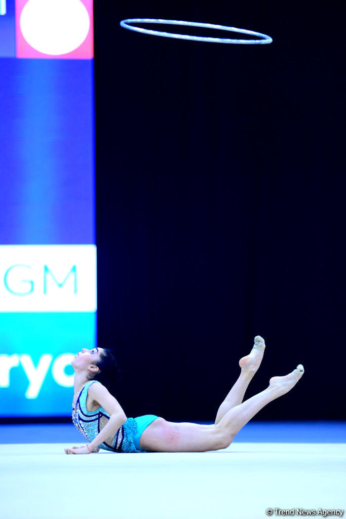 Second day of 25th Azerbaijan Championship in Rhythmic Gymnastics kicks off (PHOTO)