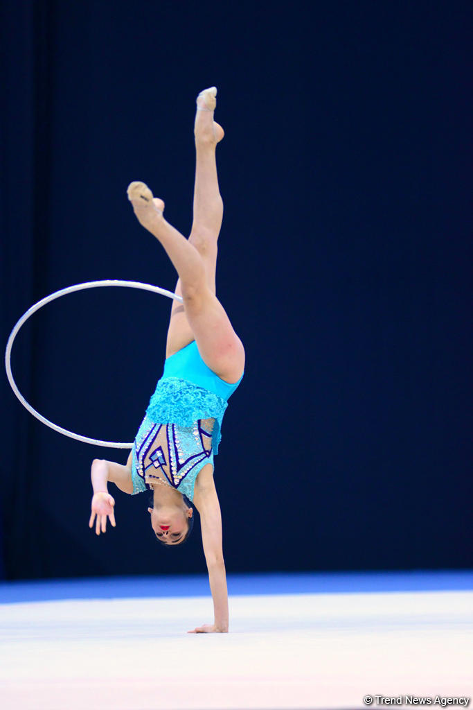 Second day of 25th Azerbaijan Championship in Rhythmic Gymnastics kicks off (PHOTO)