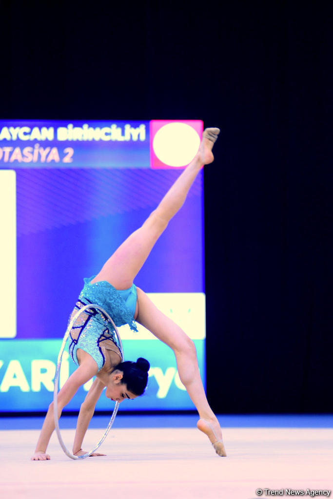 Second day of 25th Azerbaijan Championship in Rhythmic Gymnastics kicks off (PHOTO)