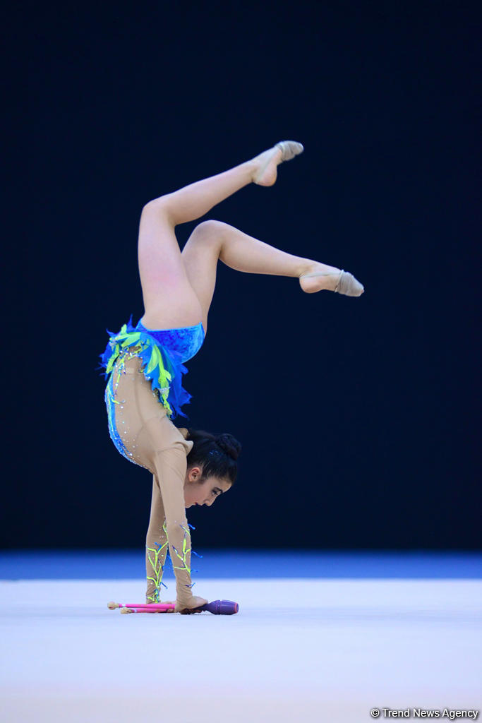 Second day of 25th Azerbaijan Championship in Rhythmic Gymnastics kicks off (PHOTO)