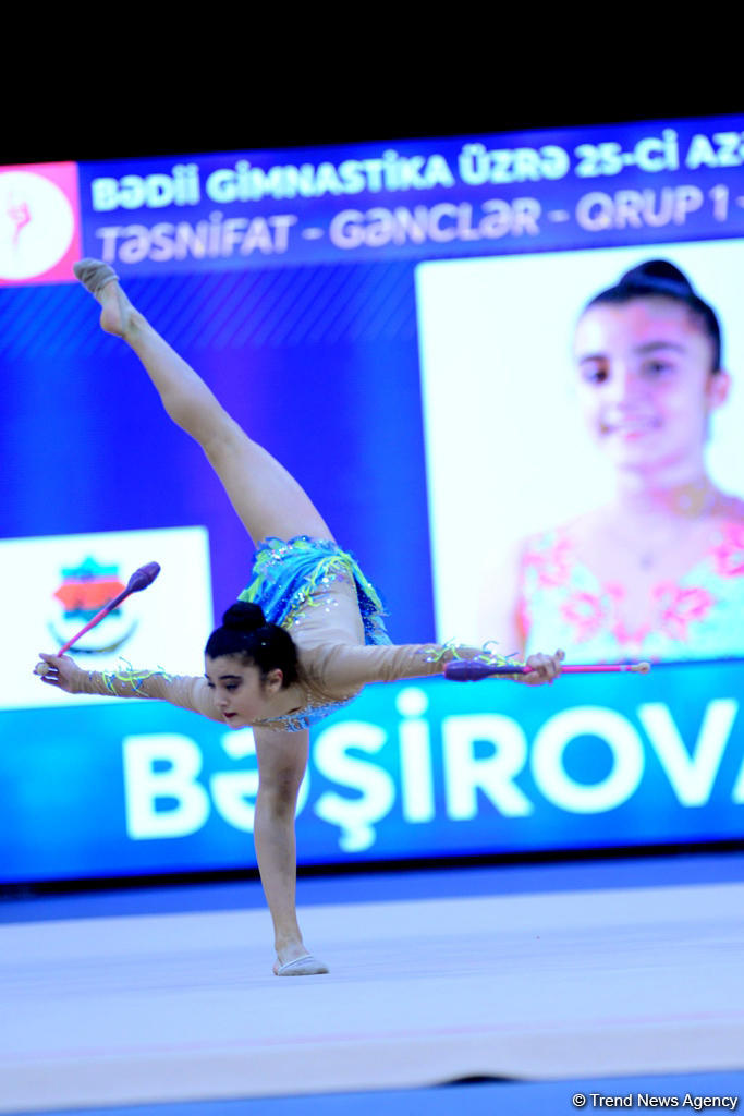 Second day of 25th Azerbaijan Championship in Rhythmic Gymnastics kicks off (PHOTO)