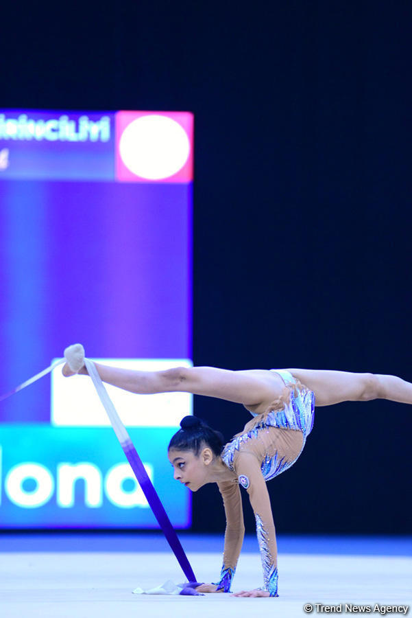 Second day of 25th Azerbaijan Championship in Rhythmic Gymnastics kicks off (PHOTO)