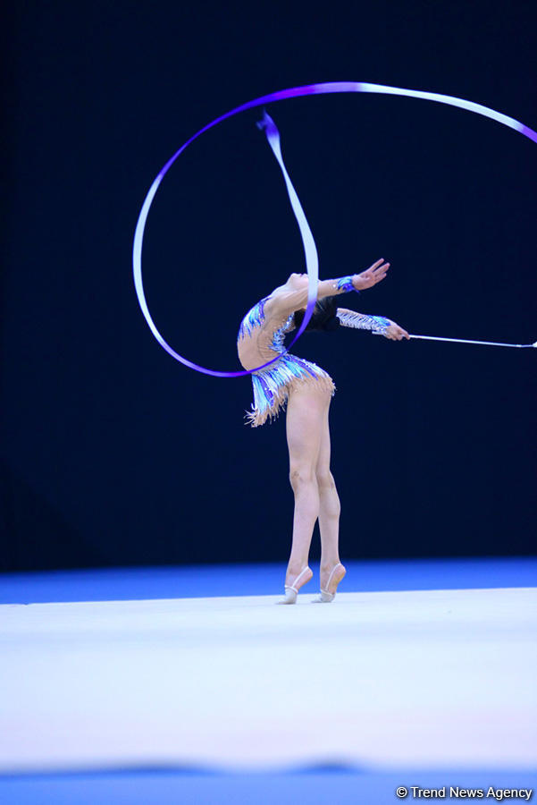 Second day of 25th Azerbaijan Championship in Rhythmic Gymnastics kicks off (PHOTO)
