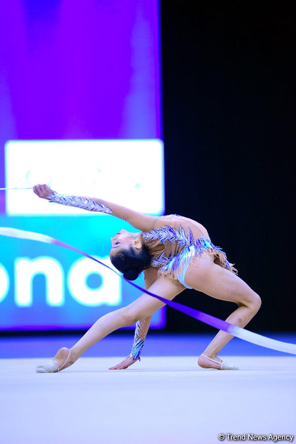 Second day of 25th Azerbaijan Championship in Rhythmic Gymnastics kicks off (PHOTO)