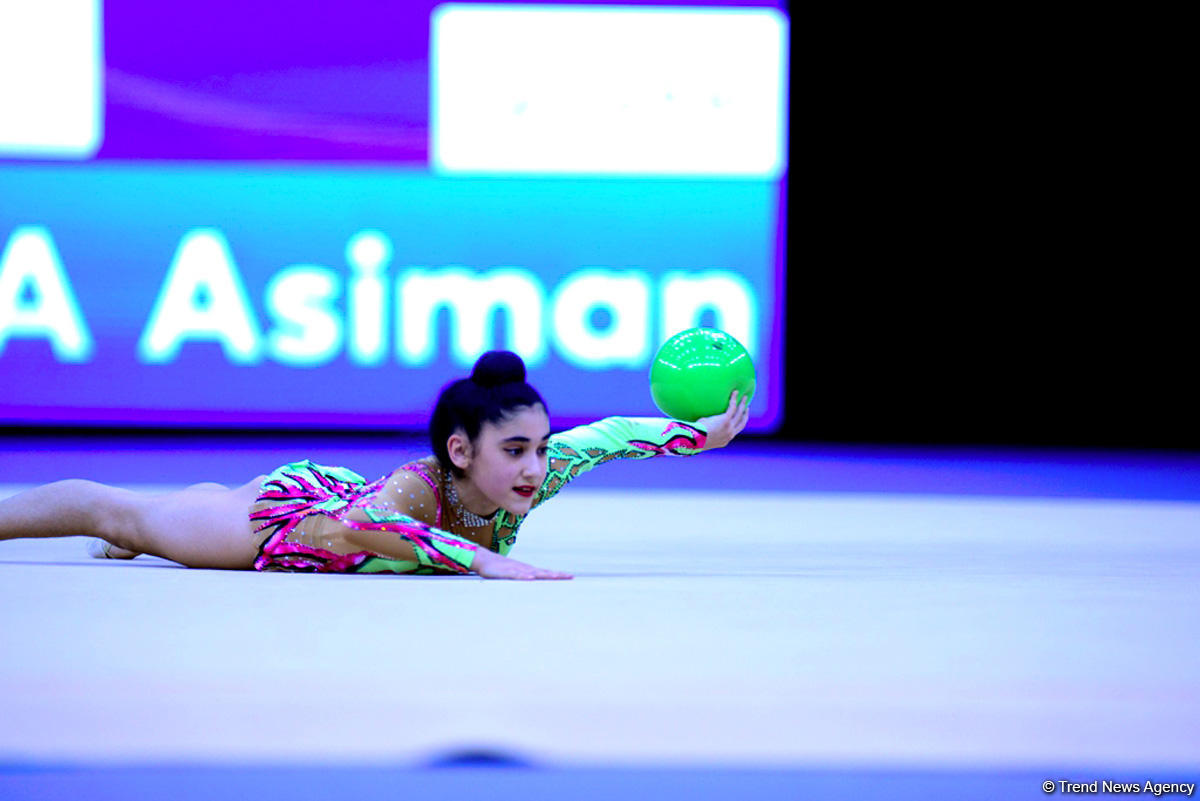 Second day of 25th Azerbaijan Championship in Rhythmic Gymnastics kicks off (PHOTO)