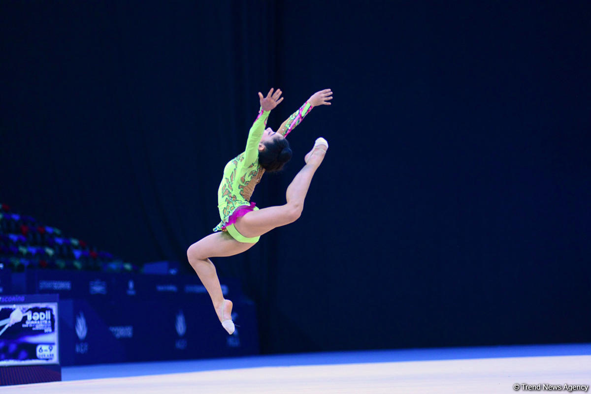 Second day of 25th Azerbaijan Championship in Rhythmic Gymnastics kicks off (PHOTO)