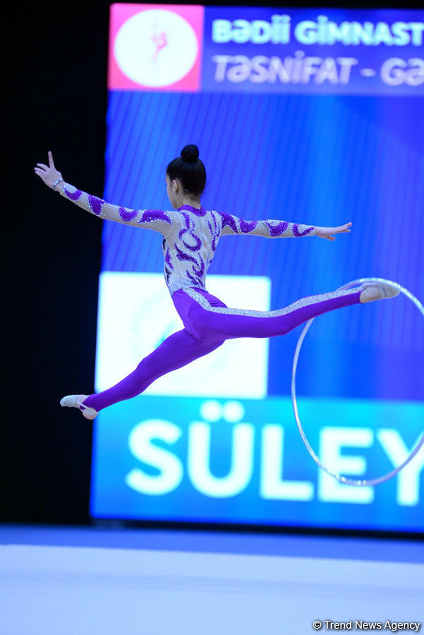Second day of 25th Azerbaijan Championship in Rhythmic Gymnastics kicks off (PHOTO)