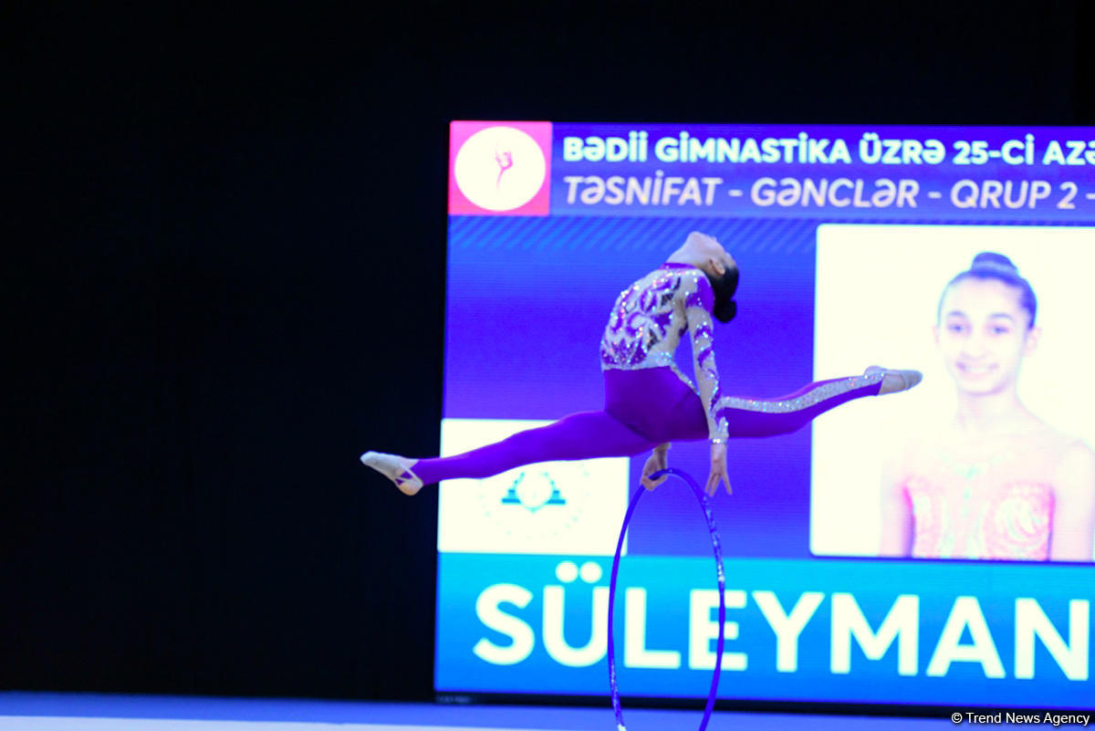 Second day of 25th Azerbaijan Championship in Rhythmic Gymnastics kicks off (PHOTO)