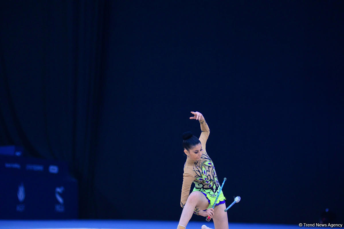 Second day of 25th Azerbaijan Championship in Rhythmic Gymnastics kicks off (PHOTO)