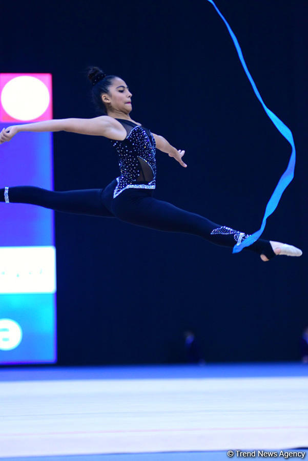 Second day of 25th Azerbaijan Championship in Rhythmic Gymnastics kicks off (PHOTO)