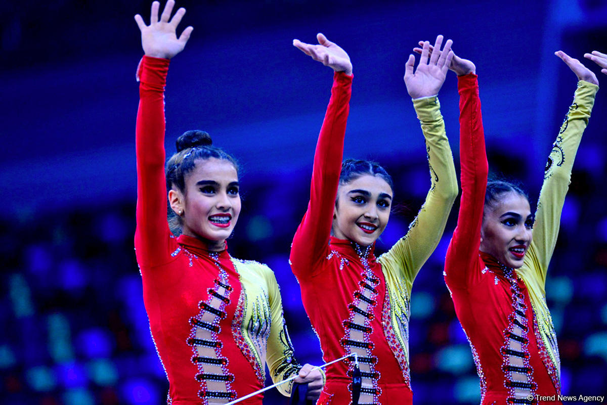 Second day of 25th Azerbaijan Championship in Rhythmic Gymnastics kicks off (PHOTO)