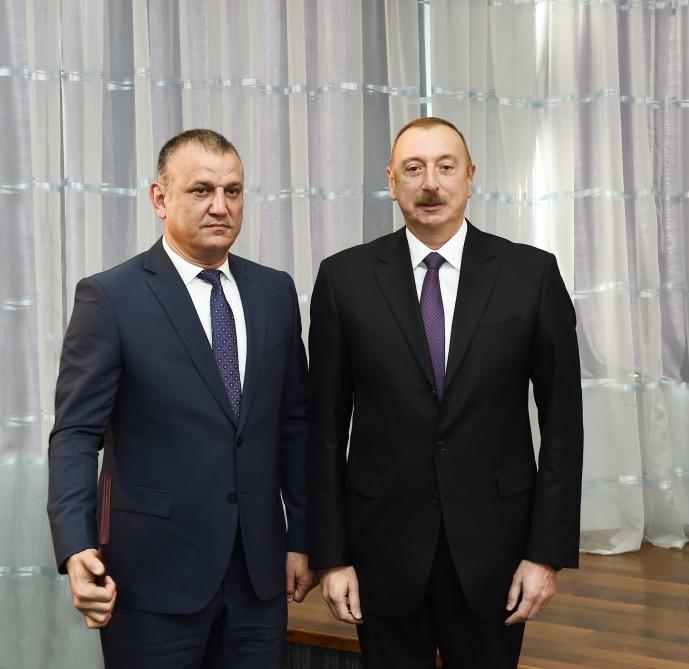 Azerbaijani president attends ceremony dedicated to 2018 sporting results (PHOTO)