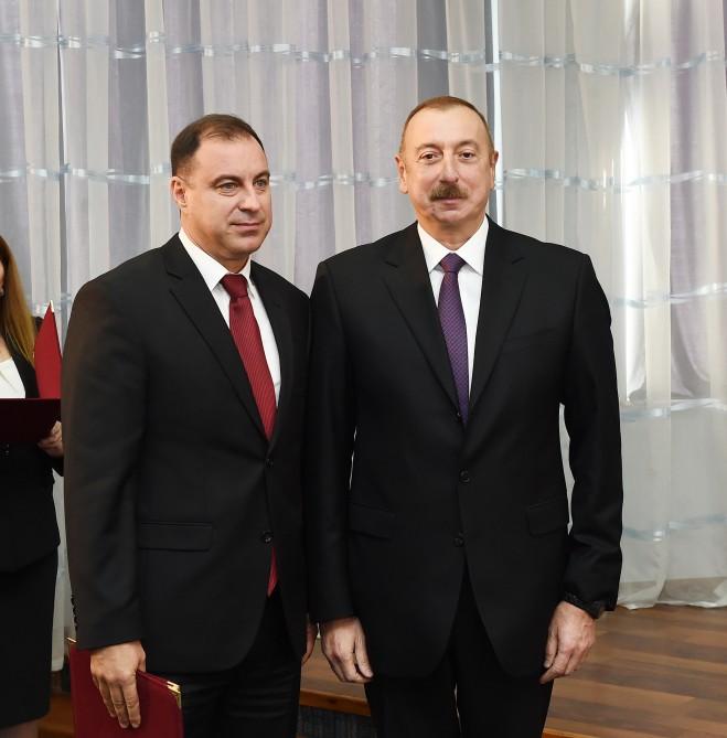 Azerbaijani president attends ceremony dedicated to 2018 sporting results (PHOTO)
