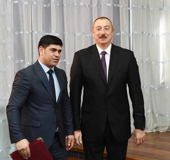 Azerbaijani president attends ceremony dedicated to 2018 sporting results (PHOTO)