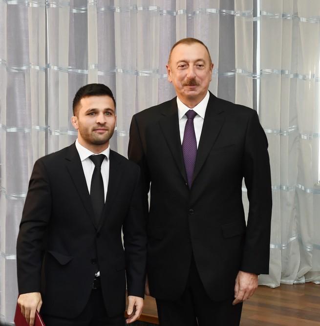 Azerbaijani president attends ceremony dedicated to 2018 sporting results (PHOTO)