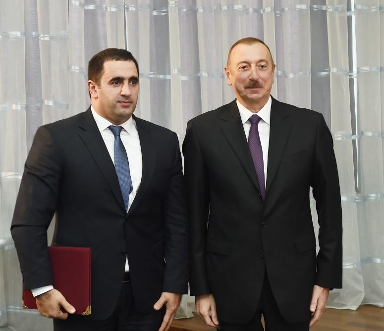 Azerbaijani president attends ceremony dedicated to 2018 sporting results (PHOTO)